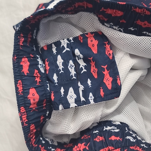 Ocean + Coast Men's Fish Print Swim Trunks - Picture 8 of 8